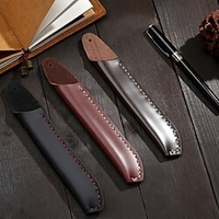 Pencil Case Pen Pouch Marker Bag Waterproof Creative Wear-Resistant PU Leather for School Office Business miniinthebox