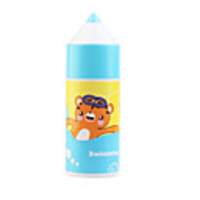 Pencil Shaped Mini Pocket Cooling Fan Tiger Pattern Blue