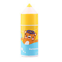 Pencil Shaped Mini Pocket Cooling Fan Tiger Pattern Yellow