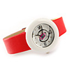 Pencil Style Watch Hand PU Leather Band Cute Stylish Ladies