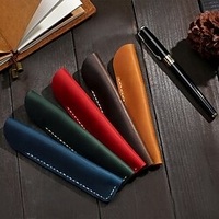 PencilCasePenPouchMarkerBag Waterproof Creative Wear-Resistant Leather for School Office Business miniinthebox