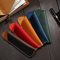 PencilCasePenPouchMarkerBag Waterproof Creative Wear-Resistant Leather for School Office Business miniinthebox