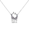 Pendant Necklace Layered Mother Daughter Deer Ladies Holiday European Multi Layer Metal Alloy White 50 cm Necklace Jewelry For Party Party / Evening Gift