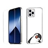 Penguin Case For Apple iPhone 12 iPhone 11 iPhone 12 Pro Max Unique Design Protective Case with Screen Protector Shockproof Back Cover TPU
