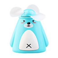 Penguin Shaped Mini Pocket Cooling Fan Blue