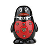 Penguin Shaped Wind-proof Butane Jet Lighter(Black)