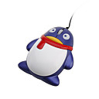 Penguin USB Wired Mouse (Blue)