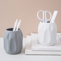 PenPencilHolderCup Waterproof Wear-Resistant Big Capacity Silicon for School Office Student miniinthebox