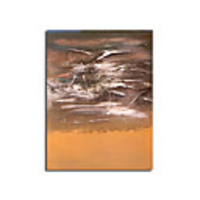People Oil Painting Style Art Print without Stretched Frame