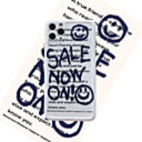 Personalized English Smiley Pattern IMD Case For Apple iPhone 11 Pro Max 8 Plus 7 Plus 6 Plus Max Back Cover