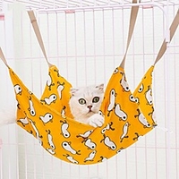 Pet Cage Hammock Soft Plush Pet Bed Multi Color Animal Soft Washable Adjustable Flexible For Indoor Use Cotton for Large Medium Small Dogs and Cats miniinthebox