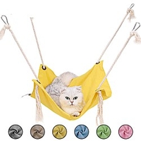 Pet Cage Hammock Soft Plush Pet Bed Multi Color Soft Washable Adjustable Flexible For Indoor Use Fabric for Large Medium Small Dogs and Cats miniinthebox