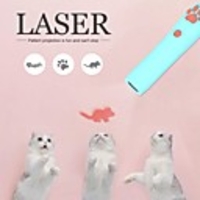 Pet Cat Interactive Puzzle LED Projection Pen Interactive Training Toys Teasing Cat Stick Light