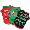 pet christmas shirts clothes dog t-shirt large colorful
