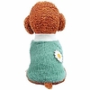 pet clothes,  dog sweater with daisy flower decor warm soft puppy sweatshirts outfit costume for small dogs medium dogs (xs:blue) miniinthebox