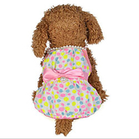 Pet clothes Spring and Summer cute sweet wind dot skirt dog pet Summer Dress miniinthebox