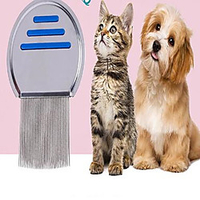 Pet Comb Dog Flea Comb Stainless Steel Thread Needle Comb Cat Beauty Products miniinthebox