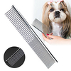 Pet Comb Stainless Steel Pets Dog Cat Grooming Double Row Teeth Combs Hair Fur Removal Brush Comb Fur Rake miniinthebox