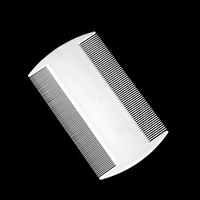 Pet Dogs Plastic Double Sided The Flea Comb