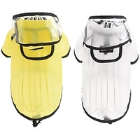 Pet Raincoat Small Dog Teddy Law Bucket Transparent Raincoat Two Legs Clothes Supplies miniinthebox