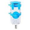 pet water bottle dispenser,  no drip automatically hanging dog water bottle with stainless steel pipe for puppy rabbit small animals cage water feed,  350ml