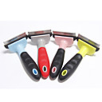 Pets Cleaning Fur Brush Plastic Silica Gel Comb Brush Massage Durable Pet Grooming Supplies Yellow Blue Pink