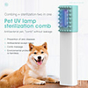 Pets Cleaning Silica Gel Comb Dog Clean Supply Portable Pet Grooming Supplies White