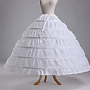 Petticoat Hoop Skirt Tutu Under Skirt 1950s Cotton Green Blue Fuchsia Petticoat / Crinoline
