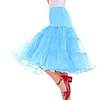 Petticoat Hoop Skirt Tutu Under Skirt 1950s Pink Fuchsia Ink Blue Petticoat / Crinoline