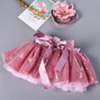 Petticoat Hoop Skirt Tutu Under Skirt 1950s Sequin Fuchsia Petticoat / Kid