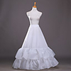 Petticoat Hoop Skirt Tutu Under Skirt 1950s Spandex White Petticoat / Crinoline
