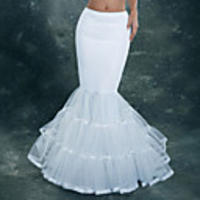 Petticoat Hoop Skirt Tutu Under Skirt 1950s White Petticoat / Crinoline