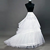 Petticoat Hoop Skirt Tutu Under Skirt 1950s White Petticoat / Crinoline