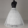 Petticoat Hoop Skirt Tutu Under Skirt 1950s White Petticoat / Crinoline