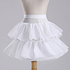 Petticoat Hoop Skirt Tutu Under Skirt 1950s White Petticoat / Crinoline