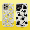 Phone Case For Apple Back Cover iPhone 12 iPhone 12 Pro Max iPhone 12 Pro Shockproof Dustproof Plating Cartoon TPU miniinthebox