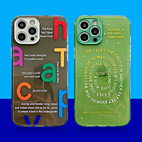 Phone Case For Apple Back Cover iPhone 12 iPhone 12 Pro Max iPhone 12 Pro Shockproof Dustproof Plating Word / Phrase TPU miniinthebox