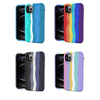 Phone Case For Apple Back Cover iPhone 12 Pro Max 11 SE 2020 X XR XS Max 8 7 6 Shockproof Dustproof Lines / Waves TPU miniinthebox