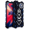Phone Case For Apple Back Cover iPhone 12 Pro Max 11 SE 2020 X XR XS Max 8 7 6 Shockproof Dustproof Pattern Geometric Pattern Armor Metal miniinthebox