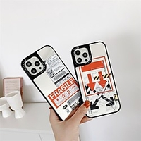 Phone Case For Apple Back Cover iPhone 12 Pro Max 11 SE 2020 X XR XS Max 8 7 6 Shockproof Dustproof Pattern Word / Phrase TPU miniinthebox