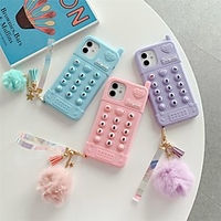 Phone Case For Apple Back Cover iPhone 12 Pro Max 11 SE 2020 X XR XS Max 8 7 6 Shockproof Dustproof Solid Colored Geometric Pattern TPU miniinthebox