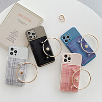 Phone Case For Apple Back Cover iPhone 12 Pro Max 11 SE 2020 X XR XS Max 8 7 Card Holder Shockproof Dustproof Lines / Waves TPU miniinthebox