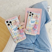 Phone Case For Apple Back Cover iPhone 12 Pro Max 11 SE 2020 X XR XS Max 8 7 Portable Shockproof Dustproof Geometric Pattern TPU miniinthebox