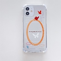 Phone Case For Apple Back Cover iPhone 12 Pro Max 11 SE 2020 X XR XS Max 8 7 Shockproof Dustproof Butterfly Flower TPU miniinthebox