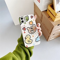 Phone Case For Apple Back Cover iPhone 12 Pro Max 11 SE 2020 X XR XS Max 8 7 Shockproof Dustproof Cartoon Animal TPU miniinthebox