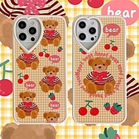 Phone Case For Apple Back Cover iPhone 12 Pro Max 11 SE 2020 X XR XS Max 8 7 Shockproof Dustproof Cartoon Animal TPU miniinthebox