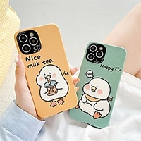 Phone Case For Apple Back Cover iPhone 12 Pro Max 11 SE 2020 X XR XS Max 8 7 Shockproof Dustproof Cartoon Animal TPU miniinthebox