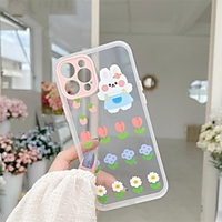 Phone Case For Apple Back Cover iPhone 12 Pro Max 11 SE 2020 X XR XS Max 8 7 Shockproof Dustproof Cartoon Flower TPU miniinthebox