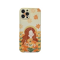 Phone Case For Apple Back Cover iPhone 12 Pro Max 11 SE 2020 X XR XS Max 8 7 Shockproof Dustproof Cartoon Flower TPU miniinthebox
