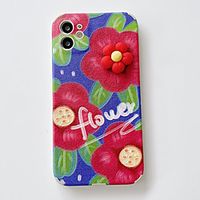 Phone Case For Apple Back Cover iPhone 12 Pro Max 11 SE 2020 X XR XS Max 8 7 Shockproof Dustproof Cartoon Flower TPU miniinthebox